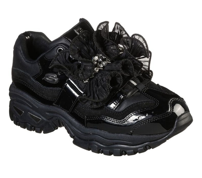 Skechers Dam Svarta Snörskor - Premium Heritage: Energy - Cherished Jewel - Sverige (DTLCY-3910)